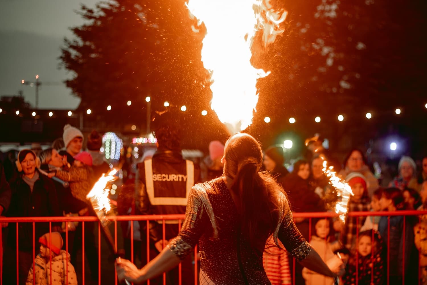 Fire performer